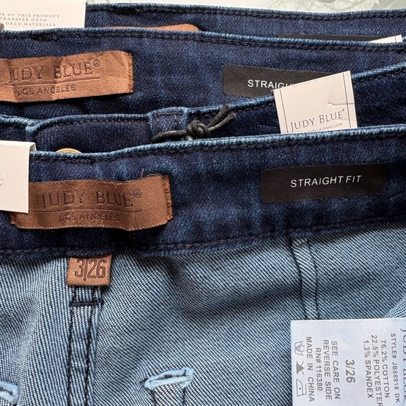 Judy Blue Vintage Horizon High Rise Work Wear Utility Straight Fit Jean NWT - Picture 8 of 17